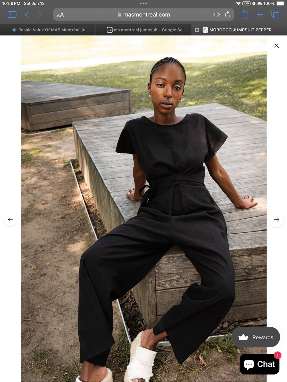 Black Women's Short-Sleeve Jumpsuit - Canadian Slow Fashion